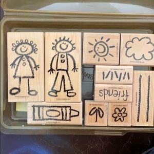 Stampin’ Up! Crayon Kids 10 piece stamp set